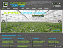 Tablet Screenshot of construccioninvernaderos.com